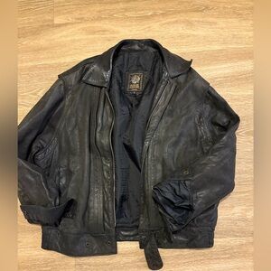 Men's Frantik Black Leather Jacket